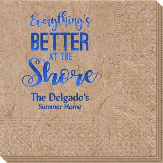 Everything's Better at the Shore Bali Napkins